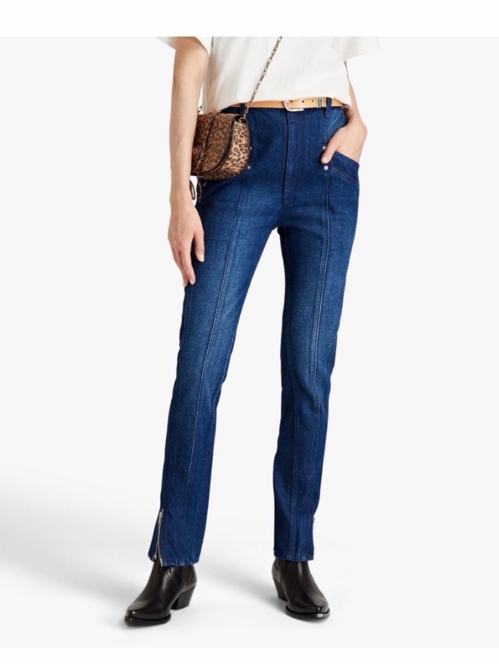 NWT Isabel Marant Dark Wash Kelissa Trouser